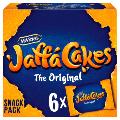 McVities The Original Pocket Pack Jaffa Cakes 6 Packs