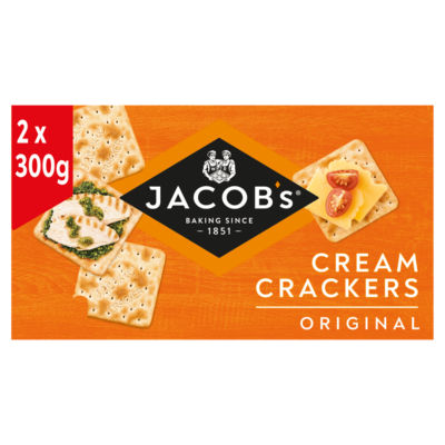 Jacobs Original Cream Crackers Twin pack 2x300g