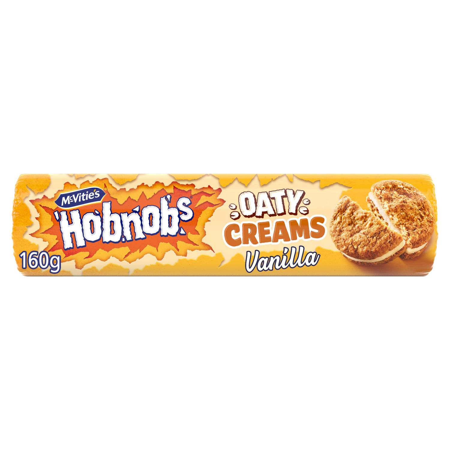 McVitie's Hobnobs Vanilla Creams Sweet Biscuits 160g