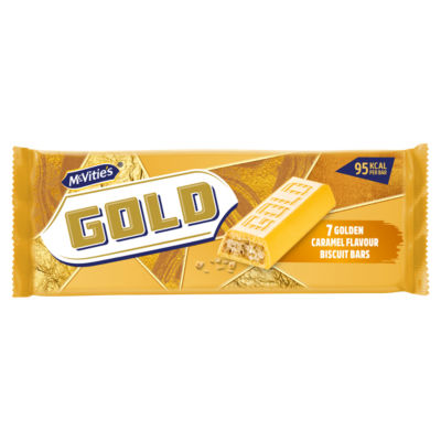 McVities Mcvitie's Gold Biscuit Bars 7 Pack 124G