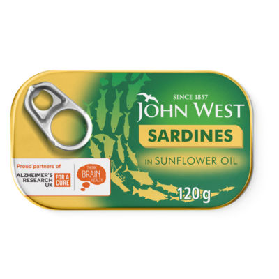 John West Sardines Sunflower Oil 120Gm