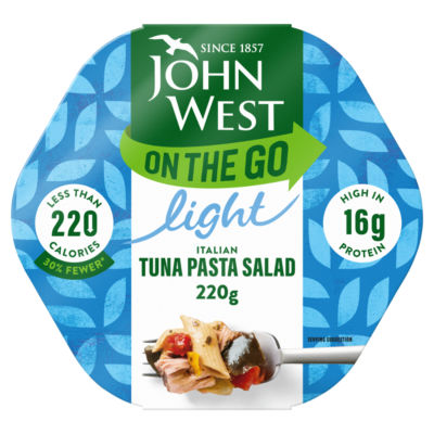 John West Light On The Go Italian Tuna Pasta Salad 220G