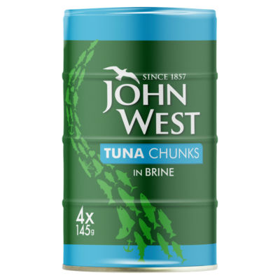 Tuna Chunks in Brine 4 x 145g