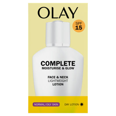 Olay Complete Moisturise & Glow Face And Neck Lotion With SPF15,200ml