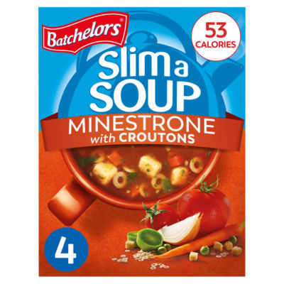 Batchelors Slim a Soup Minestrone with Croutons 4 Sachets 61g