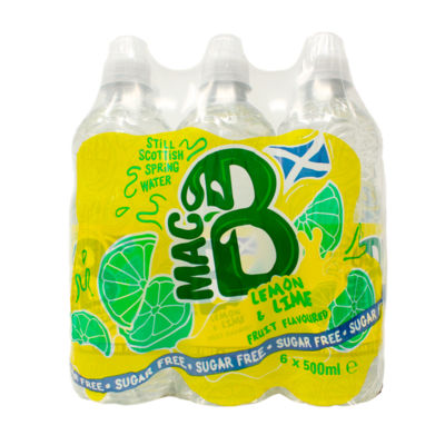 Mac B Macb Lemon & Lime Still Soft Drink 6X500ml