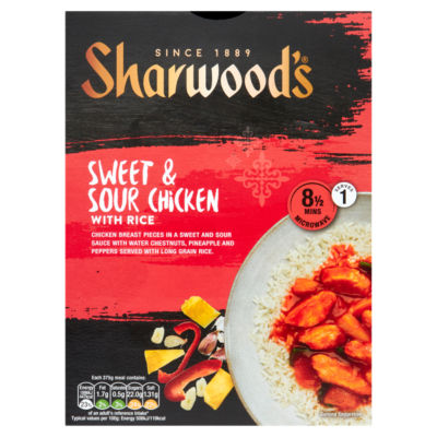 Sharwoods Sweet & Sour Chicken with Rice