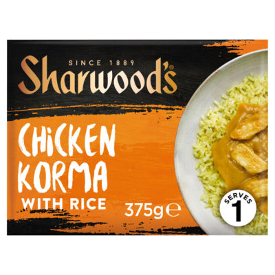 Sharwoods Chicken Korma with Rice