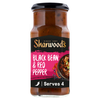 Sharwoods Sharwood's Black bean & Red Pepper Cooking Sauce 425g