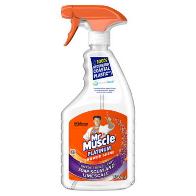 Mr Muscle Platinum Shower Shine 750Ml
