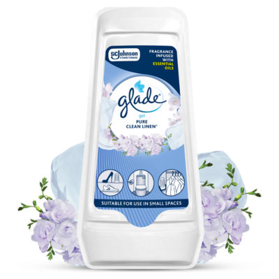 Glade Solid Gel Clean Linen Air Freshener 150g