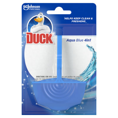 Duck Aqua Blue Rim Block Toilet Cleaner 36g