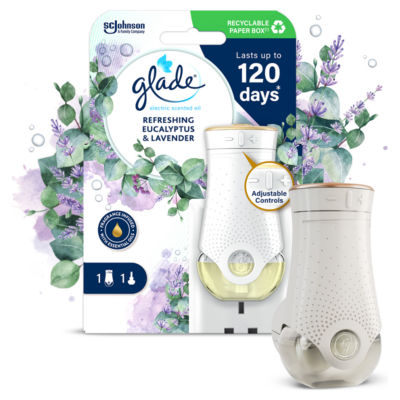 Glade Electric Scented Oil Holder Refreshing Eucalyptus & Lavender 20ml