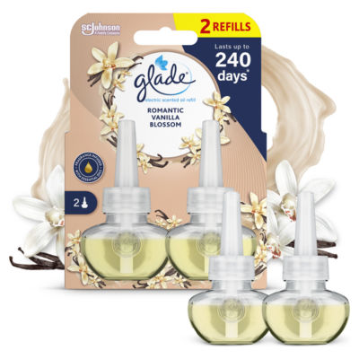 Glade Electric Scented Oil Plug In Twin Refills Vanilla Blossom 2x20ml