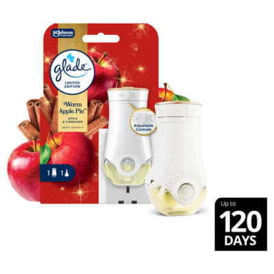 Glade Electric Holder & Refill Warm Apple Pie Scented Oil Plugin 20ml