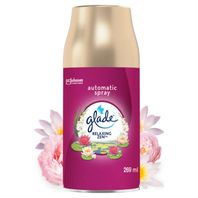 Glade Automatic Spray Air Freshener Refill Relaxing Zen 269ml