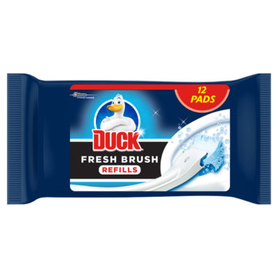 Duck Fresh Brush Toilet Cleaner Refills - Pads x12