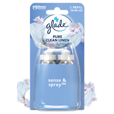 Glade Sense & Spray Air Freshener Refill Clean Linen 18ml