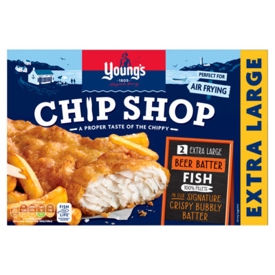 Youngs Young's Chip Shop Extra Large Beer Batter Fish Fillets 300g