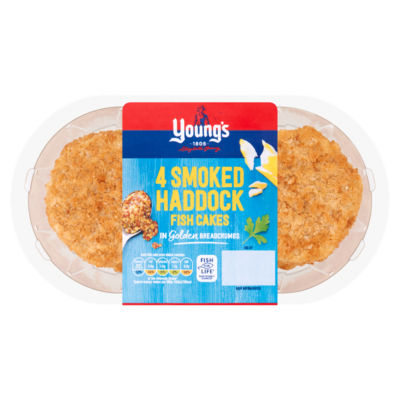 Youngs 4 Smoked Haddock Fish Cakes 540g