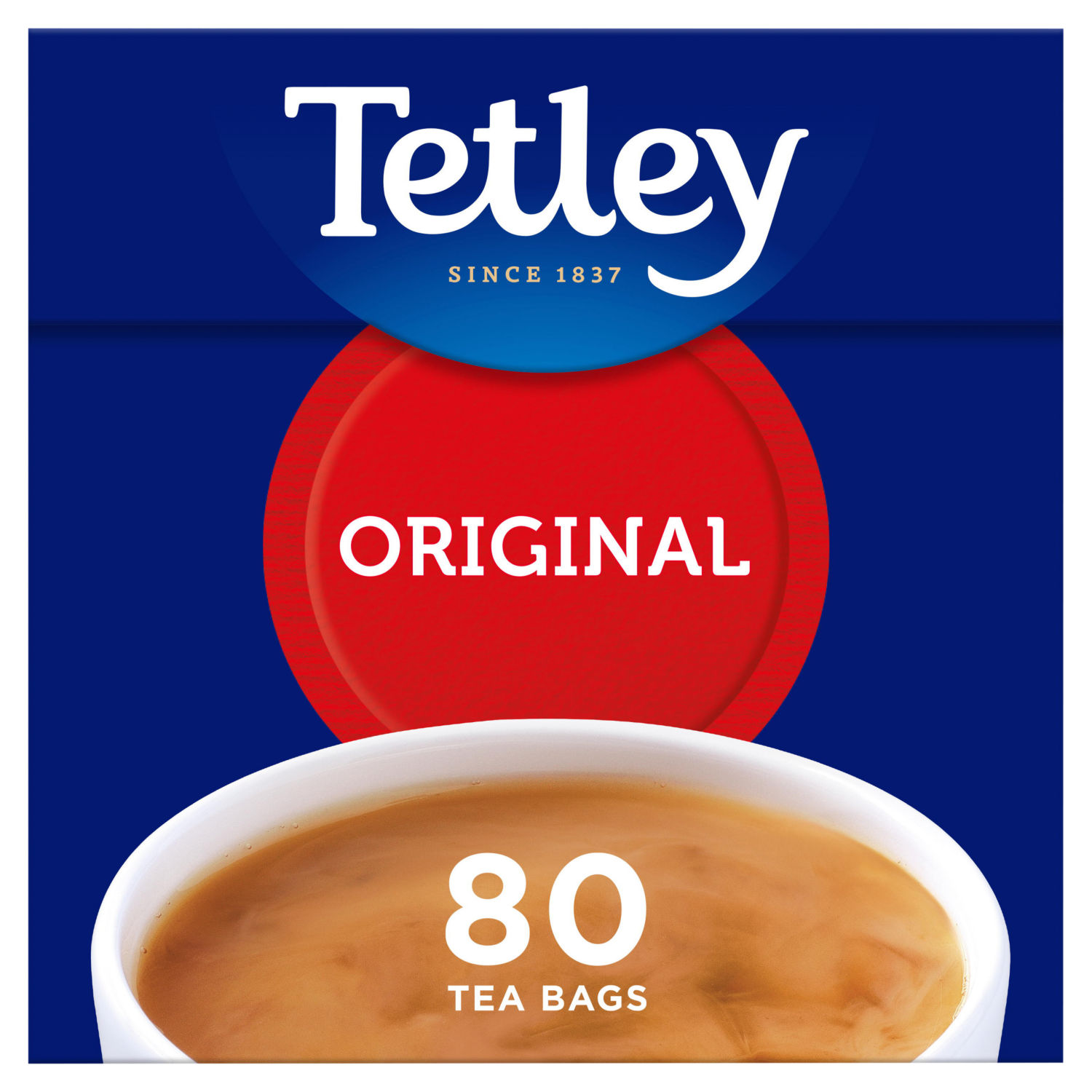 Tetley 80 Original Black Tea Bags 250g