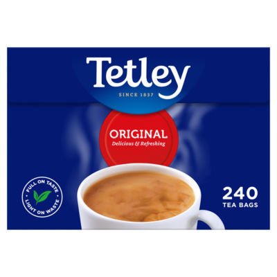 Tetley 240 Tea Bags 750G