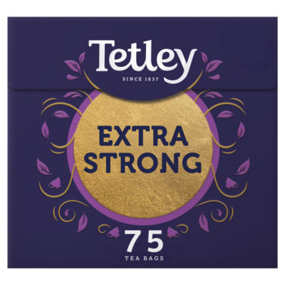 Tetley 75 Extra Strong Tea Bags 237g - ASDA Groceries