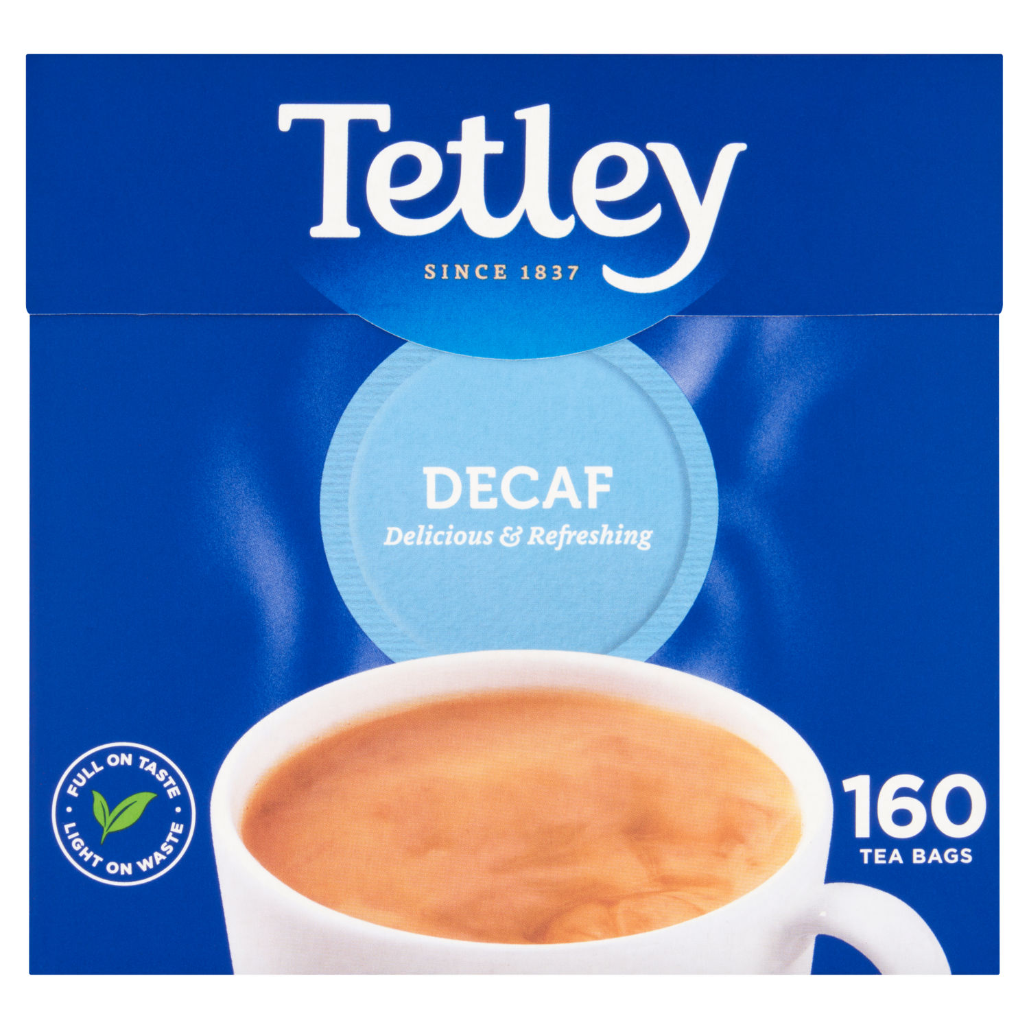 Tetley Decaffeinated Black Tea Bags 500g