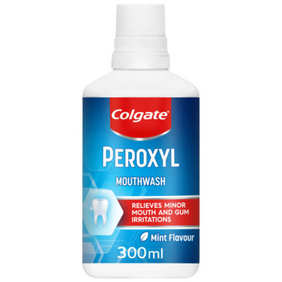 Colgate Peroxyl Medicated Mouthwash Alcohol Free 300Ml - Image 12