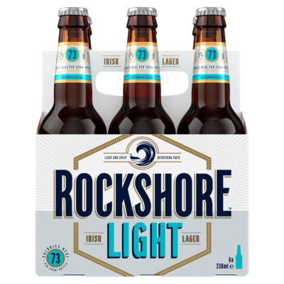 ROCKSHORE Light Lager 3.5% vol 6x330ml Bottle