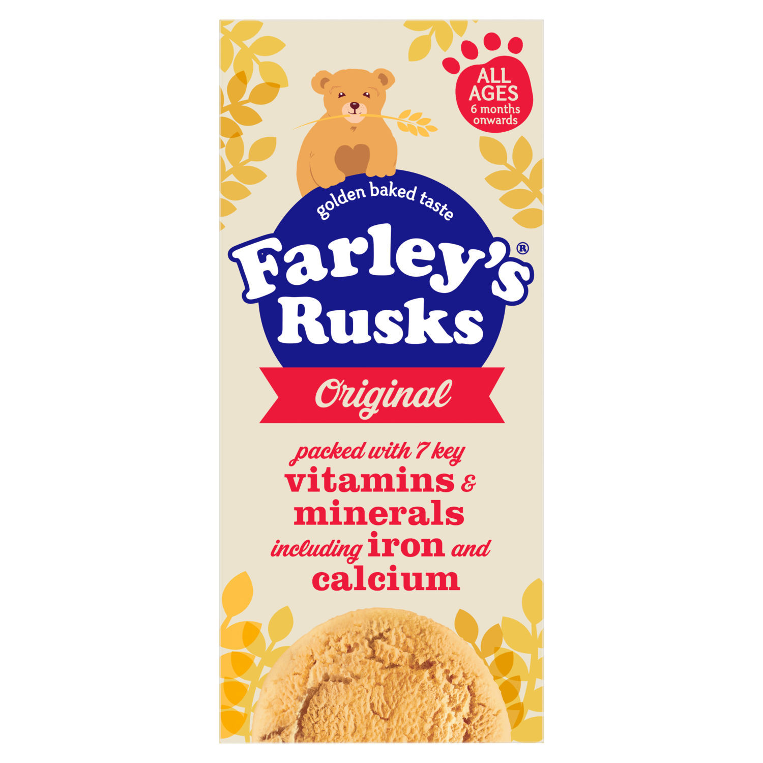 Heinz Rusks Original 6+ Months Baby Snack 150g