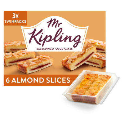 Mr Kipling Almond Cake Slices 6 Pack