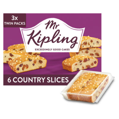 Mr Kipling Country Cake Slices 6 Pack