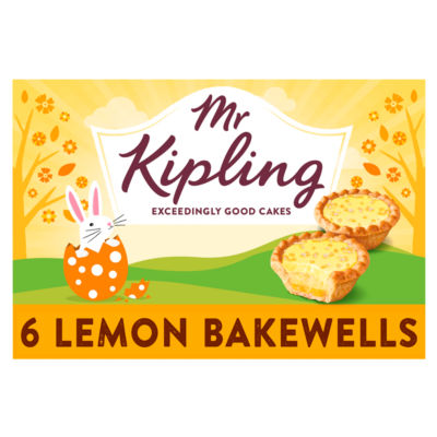 Mr Kipling Easter Lemon Bakewells 6 Pack