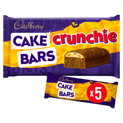 Cadbury crunchie cake bars