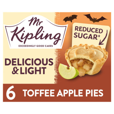 Mr Kipling Toffee Apple Halloween Pies 6 Pack ASDA Groceries