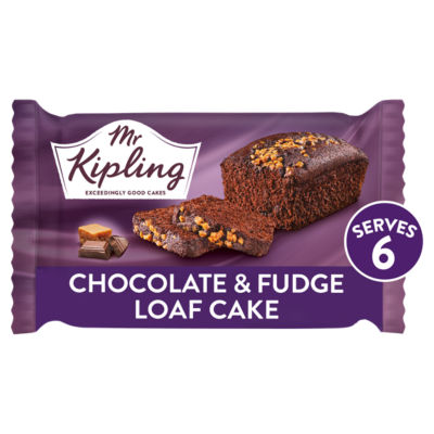 Mr Kipling Chocolate & Fudge Loaf Cake 220g