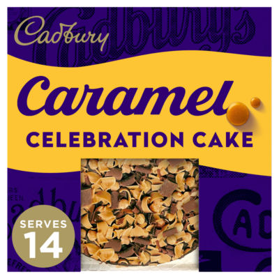 Cadbury Caramel Celebration Cake Serves 14