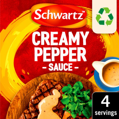 Schwartz creamy pepper sauce mix
