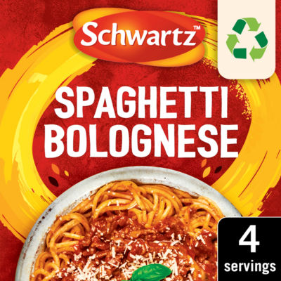 Schwartz spaghetti bolognese recipe mix