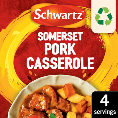 Schwartz pork casserole recipe mix