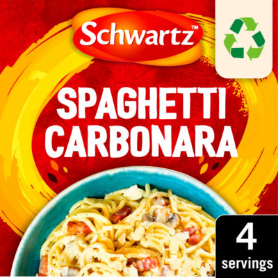 Schwartz spaghetti carbonara recipe mix