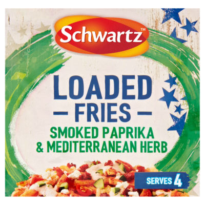 Schwartz Loaded Fries Smoked Paprika Mediterranean Herb 20G