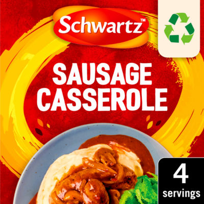 Schwartz sausage casserole recipe mix