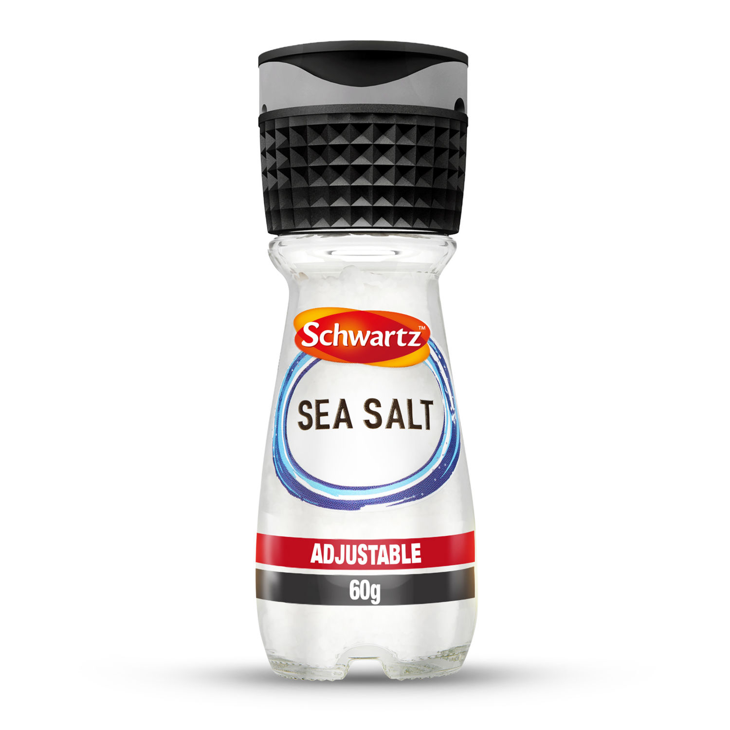 Schwartz Sea Salt Adjustable Grinder 60g