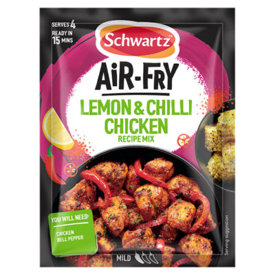 Schwartz air fry lemon and chilli chicken recipe mix