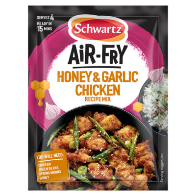 Schwartz air fry honey garlic chicken recipe mix
