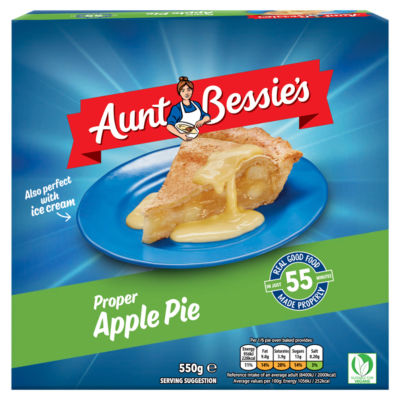 Aunt Bessies Apple Pie 550g