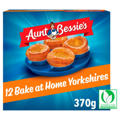 Aunt Bessie's 12 Bake At Home Yorkshire Puddings 370G