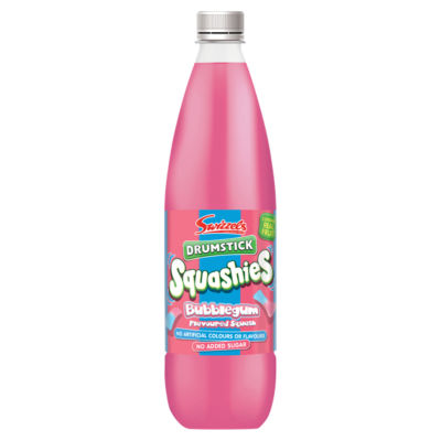 Drumstick Squashies Bubblegum Flavour Squash 1 Litre